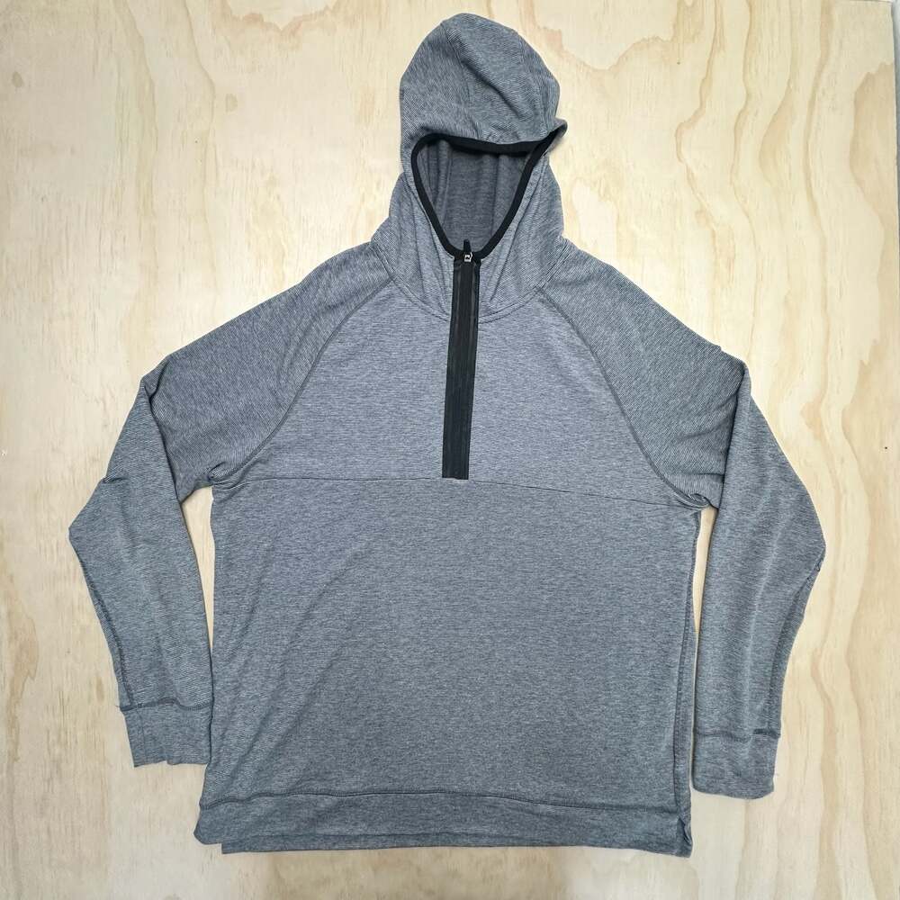 C9 Champion Men's Soft Touch Layer Quarter Zip Hoodie Gray size XL